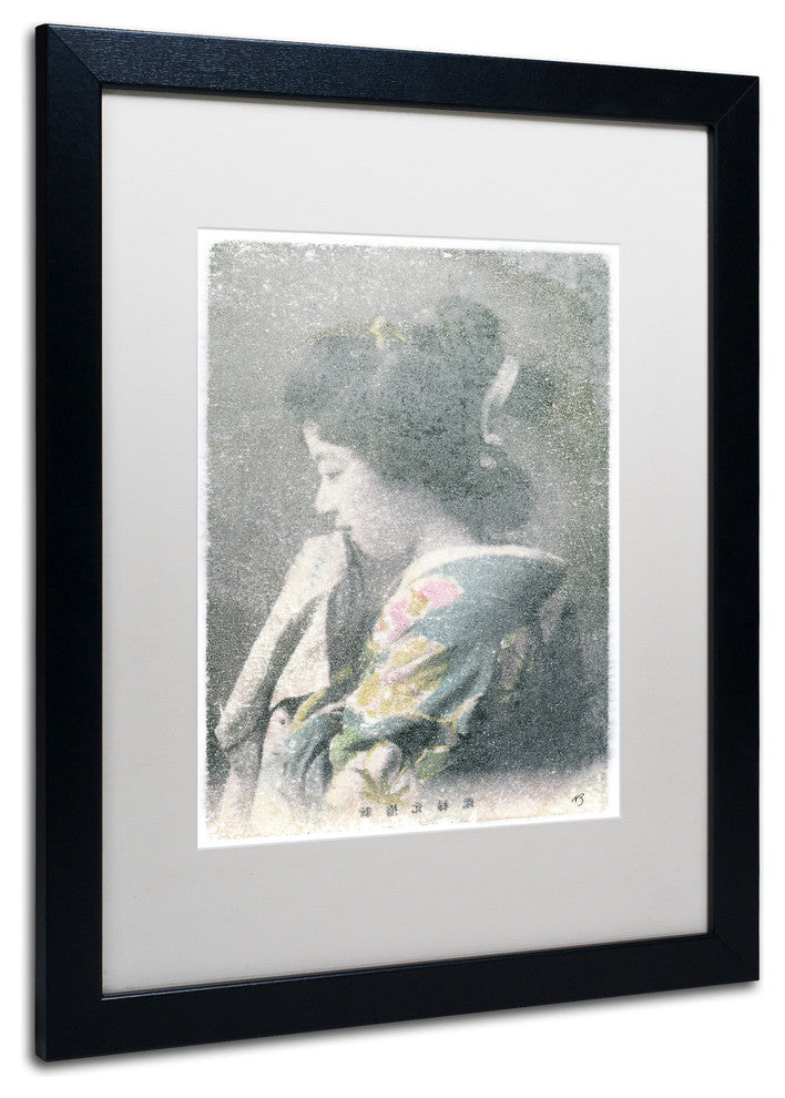 Nick Bantock 'Handmaid' Matted Framed Art, 20x16