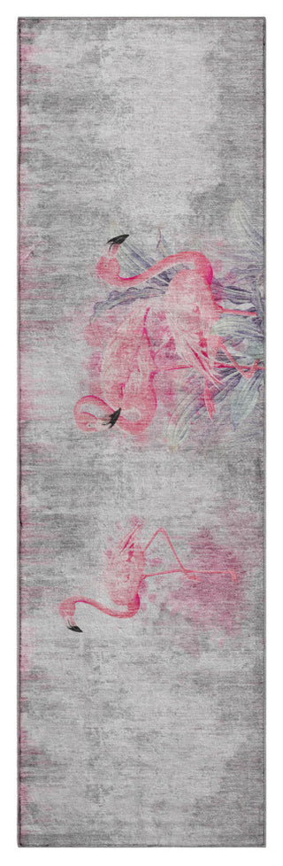 Addison Premium Washable Mayfield AMF197 Gray 2'3" x 7'6" Runner Rug