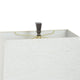 Asher - Linear Embossed Resin Table Lamp - Espresso Brown, Antique Brass