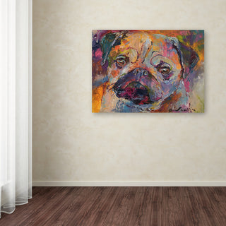 Richard Wallich 'Art Pug' Canvas Art, 47 x 35