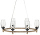 Hightider Glass Oval Chandelier