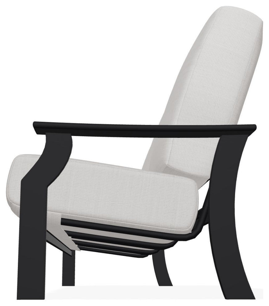 St. Catherine Deep Seat 3-Seat Outdoor Sofa, Tabloid Cloud/Black
