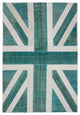 Rug N Carpet - Handmade Anatolian 6' 7'' x 9' 10'' Flag Patchwork Rug
