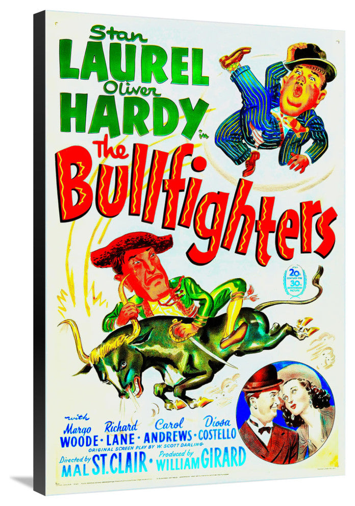 Laurel and Hardy, The Bullfighters, 1945, 24x36