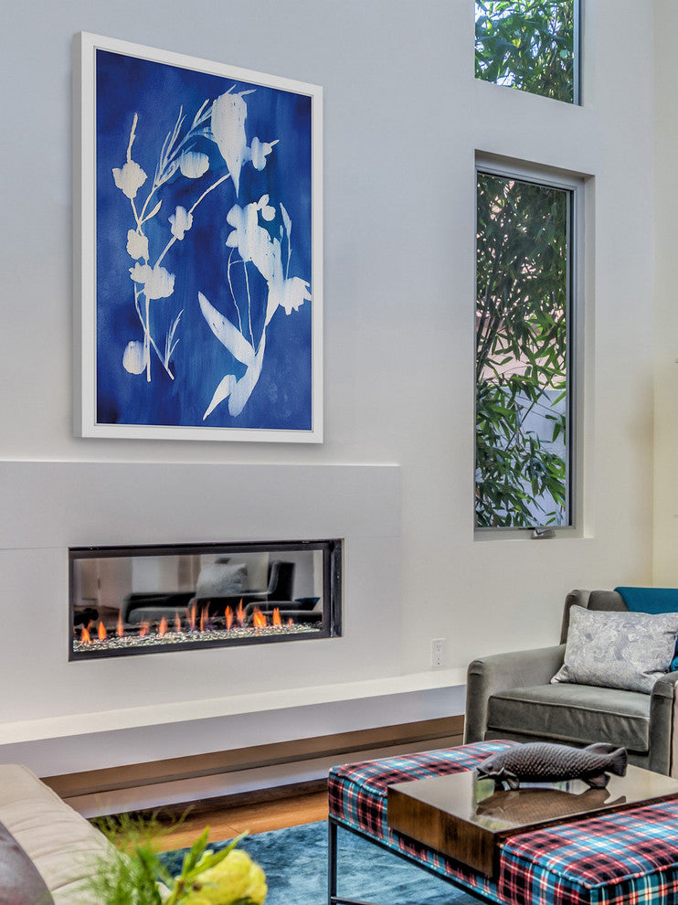 Marmont Hill, "Cyanotype" by Christine Lindstrom Framed Painting Print, 20x30