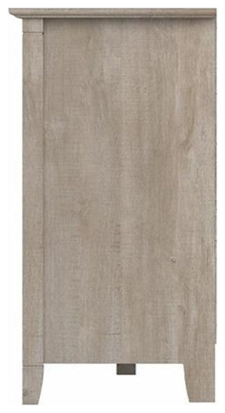 Key West Accent Cabinet with Doors in Washed Gray - Engineered Wood