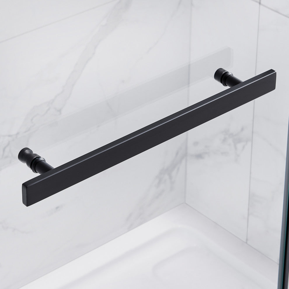 Ove Decors Annie 45" Tempered Shower Panels, Satin Nickel