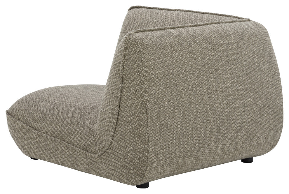 First of A Kind Zeppelin Corner Chair Speckled Pumice