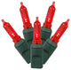 Vickerman X6G7503 50 Red Italian Led, 25' Christmas Single Mold Light Strand