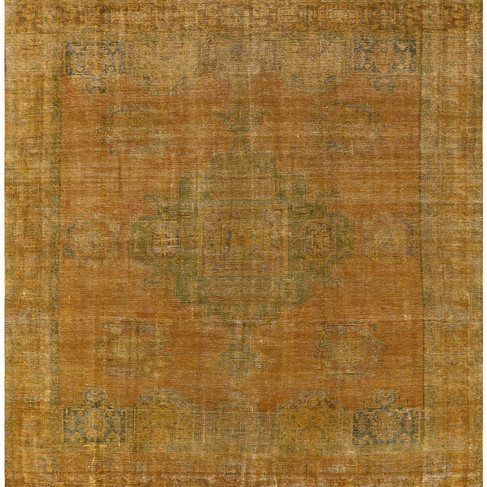 Ahgly Company Indoor Square Mid-Century Modern Area Rugs, 7' Square