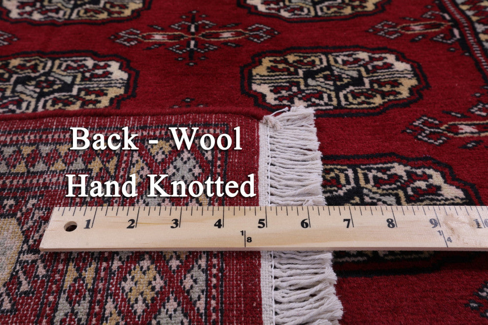 Handmade Silky Bokhara Wool Rug 3' 0" X 5' 0" - Q13763