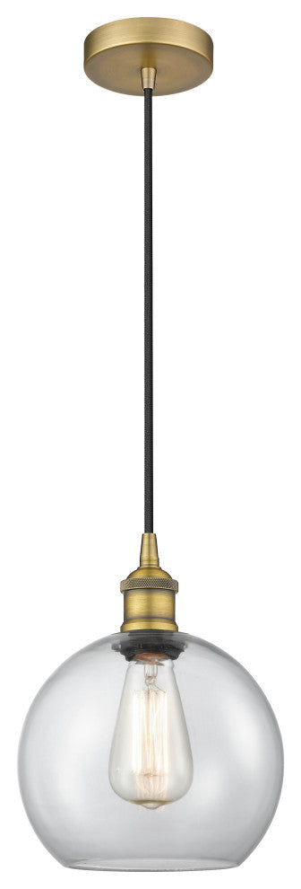 Innovations 616-1P-BB-G122-8-LED 1-Light Mini Pendant, Brushed Brass
