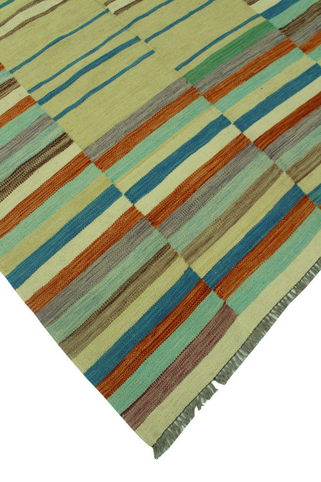 Winchester Kilim Daimary Gold/Rust Rug, 4'10x6'5