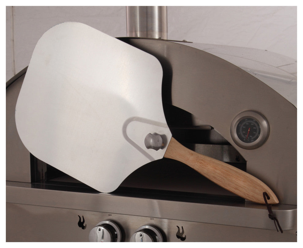 Outdoor Portable Propane Gas Pizza Oven, Red