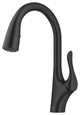 Merlin Pull-Down 1-Hole Kitchen Faucet Matte Black