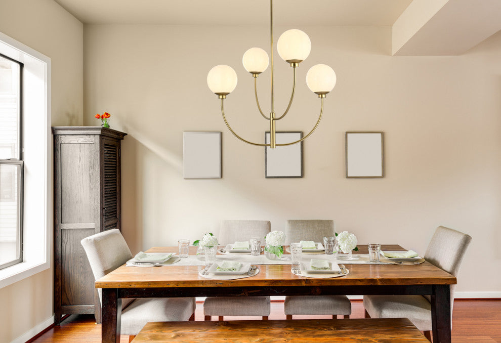 Home Living 30" Chandelier, Brass