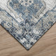 Indoor/Outdoor Marbella MB3 Denim Machine Washable 10' x 10' Round Rug