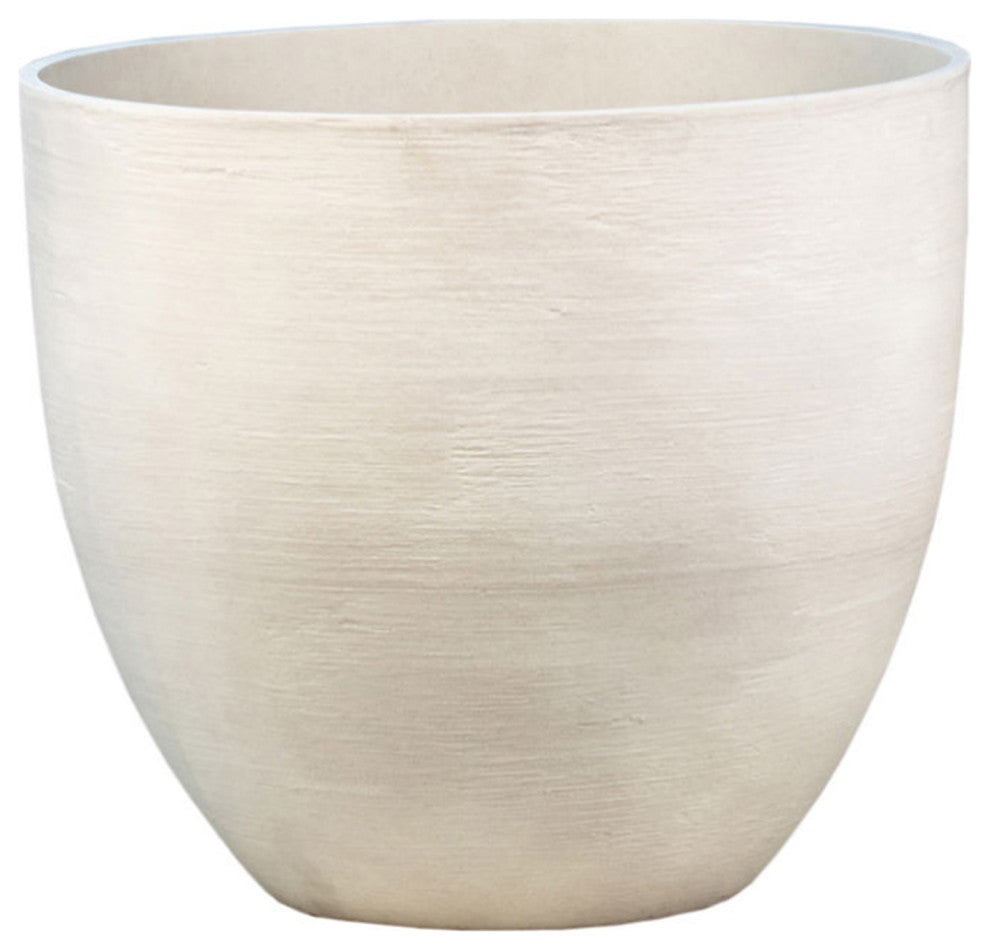 White Composite Planter Pot Large