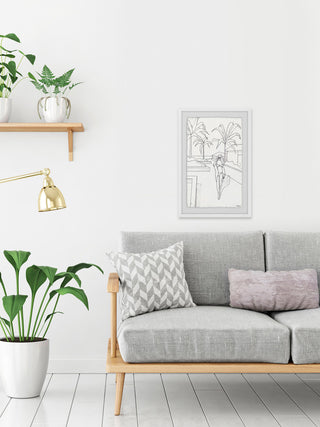 "Way to Chill" Framed Painting Print, 12"x18"