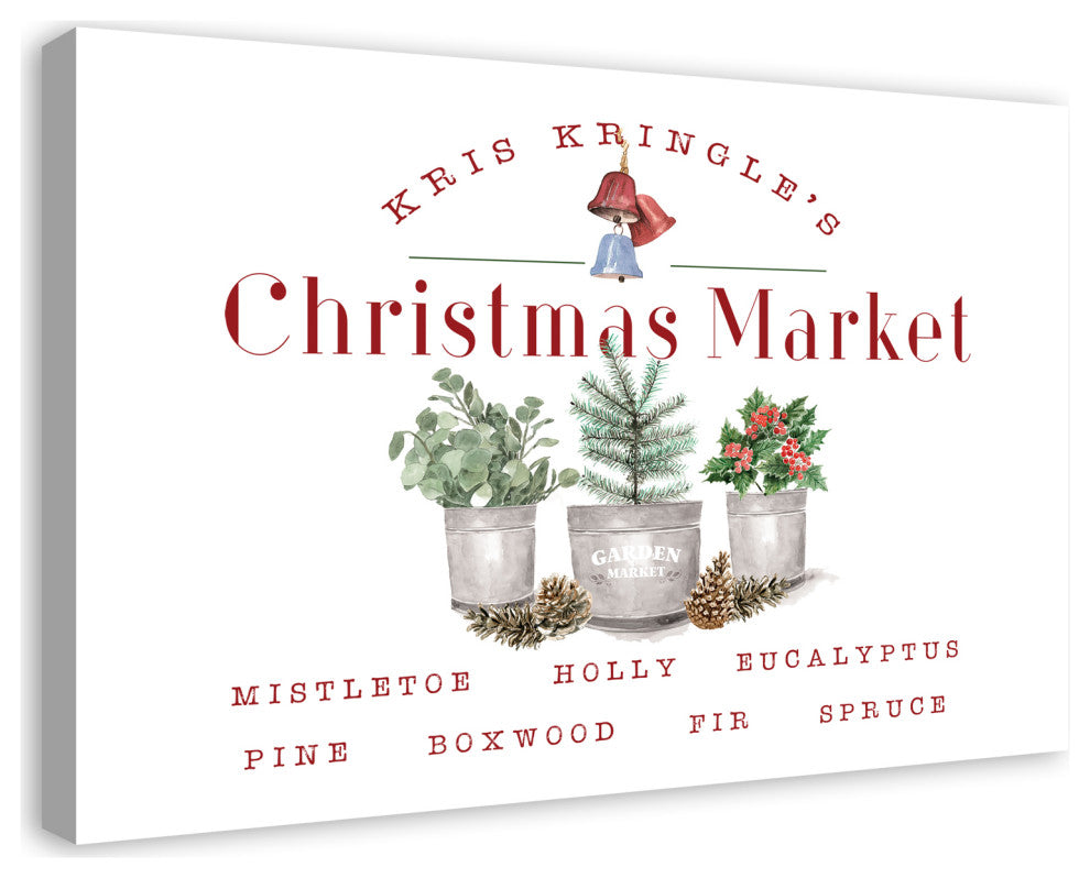 Kringle Christmas Market 36x24 Canvas Wall Art