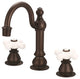 Water Creation Vintage Classic Widespread Lavatory Faucet With Pop-Up Drain