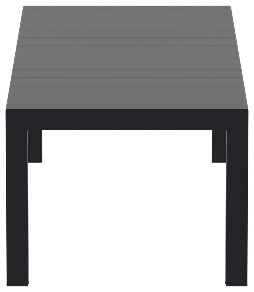 Compamia Vegas XL Extendable 102"-118" Dining Table, Black