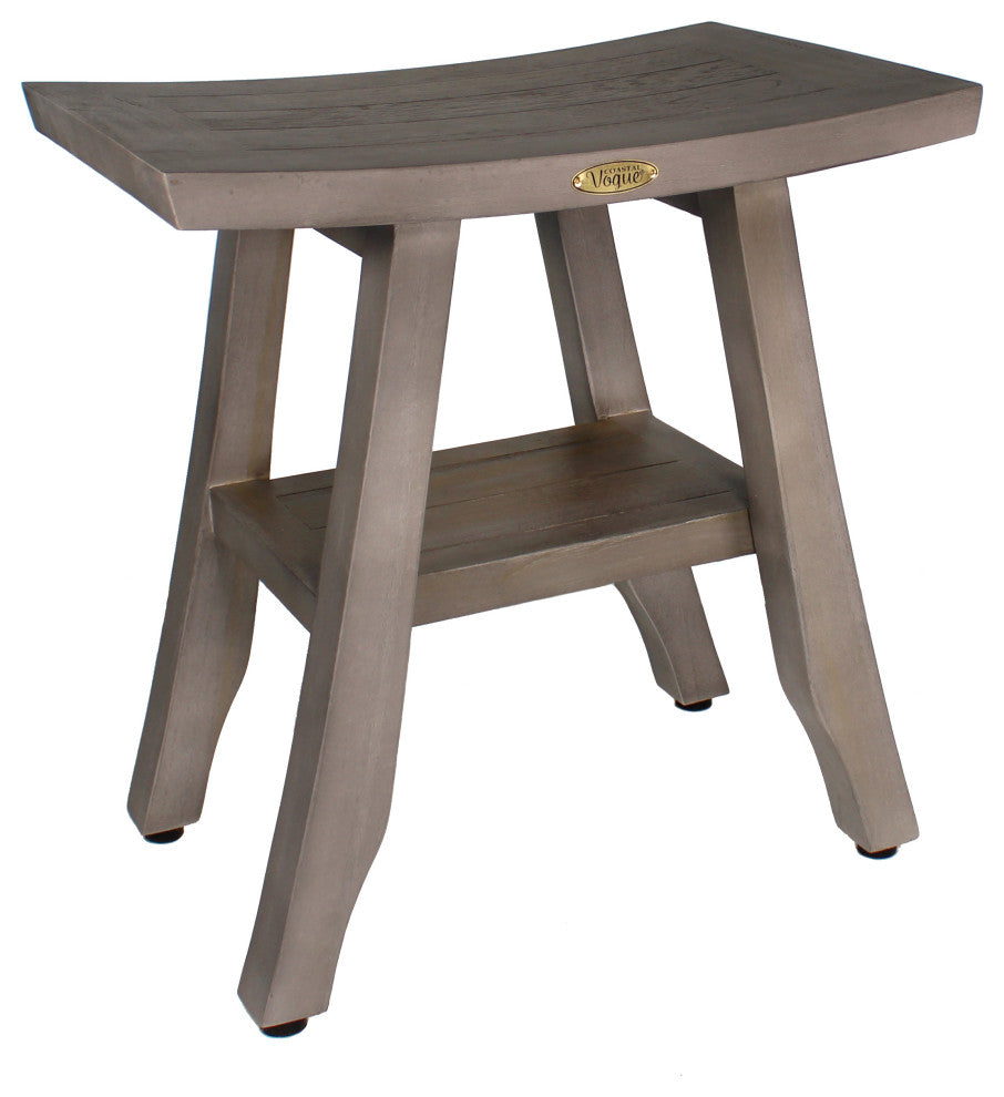 CoastalVogue Satori 18" Wide ShowerBench GR167, Gray