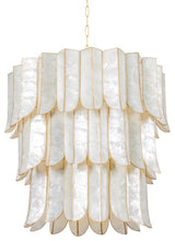 Corbett Lighting 365-32 Cartagena 16 Light 32"W Waterfall - Vintage Gold Leaf