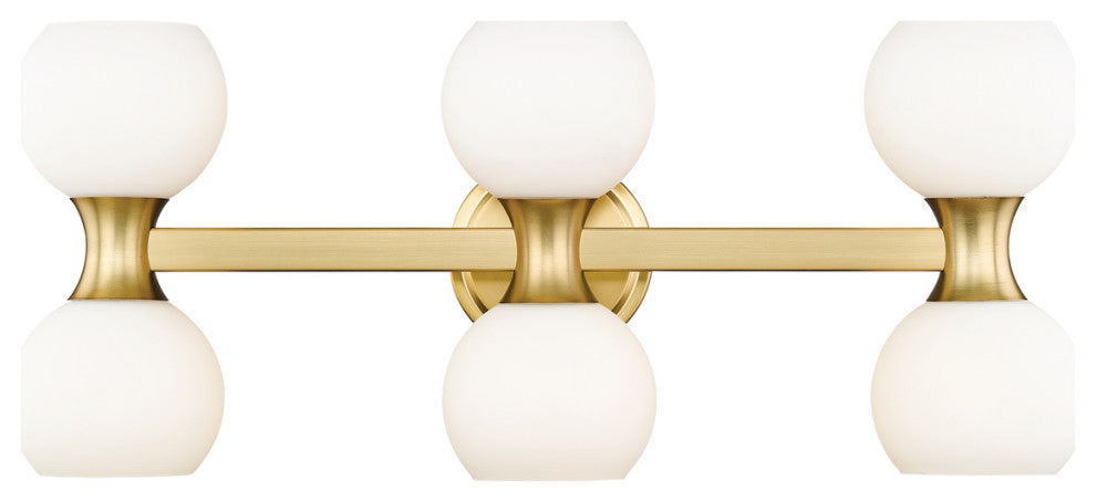 Z-LITE 6-Light Vanity, Modern Gold