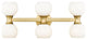 Z-LITE 6-Light Vanity, Modern Gold