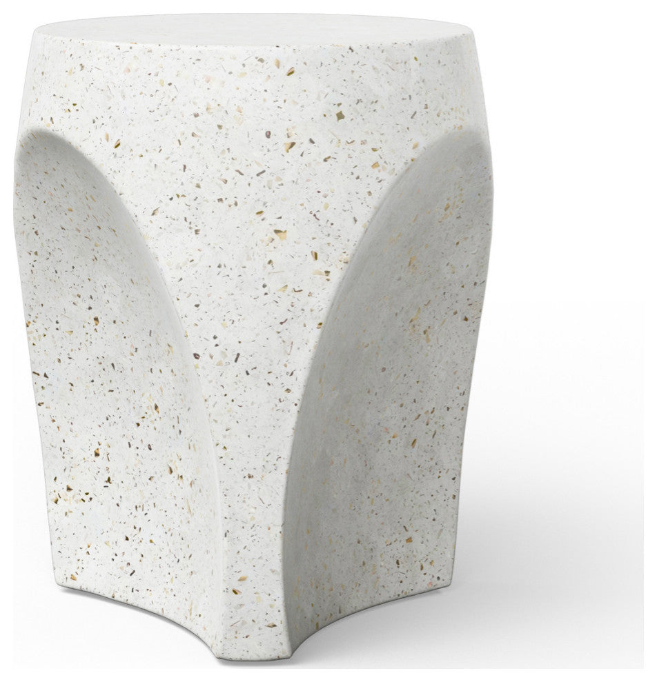 Mixx, Thalia Stool, Ivory Terrazzo