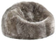 Sheepskin Longwool Lambskin Bean Bag, Vole