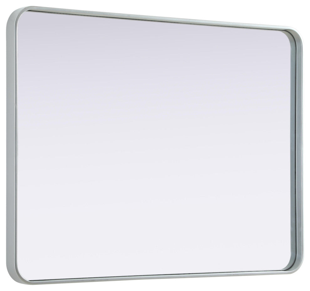 Elegant Lighting MR8A3040 Remy 30"W x 40"H Rectangular Flat - Black