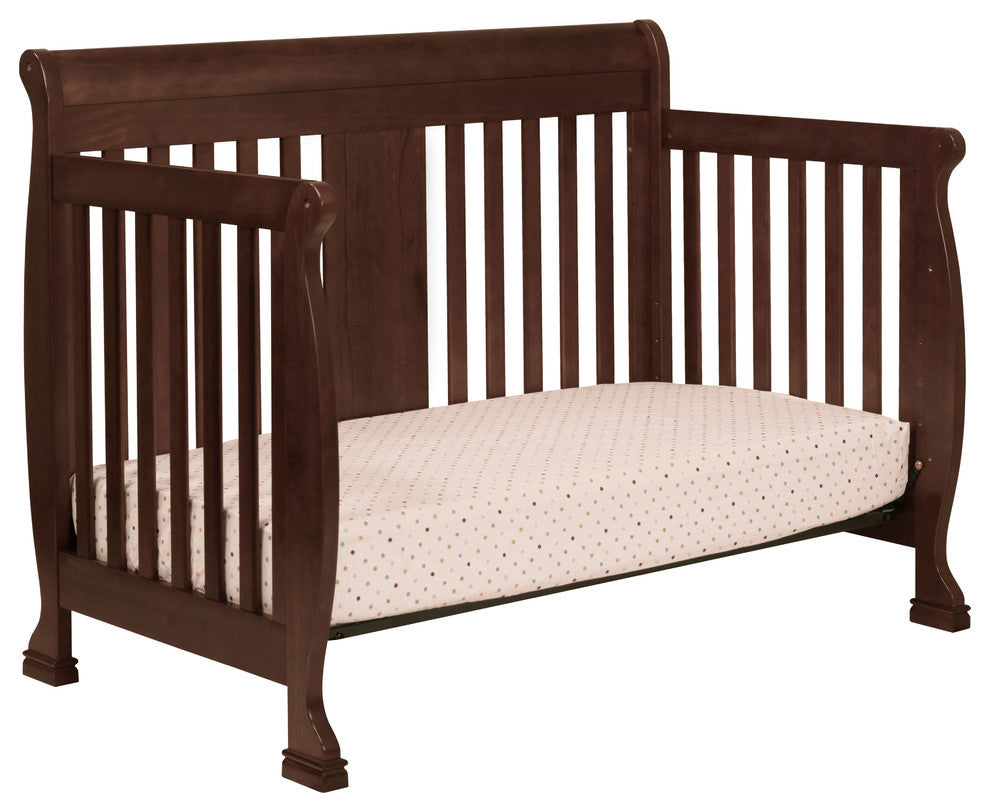 DaVinci Porter 4-in-1 Convertible Crib in Espresso With Toddler Rails