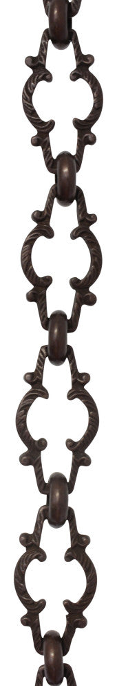 RCH Hardware Brass Vintage Chandelier Chain, Various Finishes, Bronze, U55