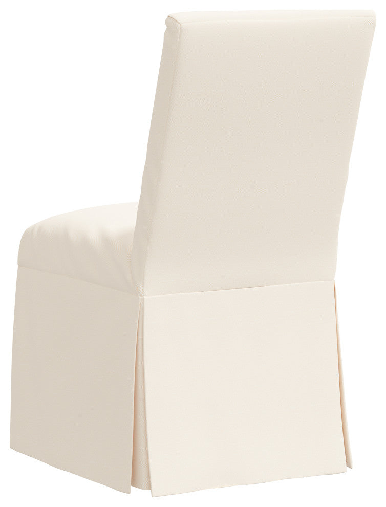 Rachel Ashwell Slipcover Dining Chair, Twill, Twill Natural