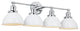 Design House 589051 Savannah 4 Light 34"W Bathroom Vanity Light - Polished