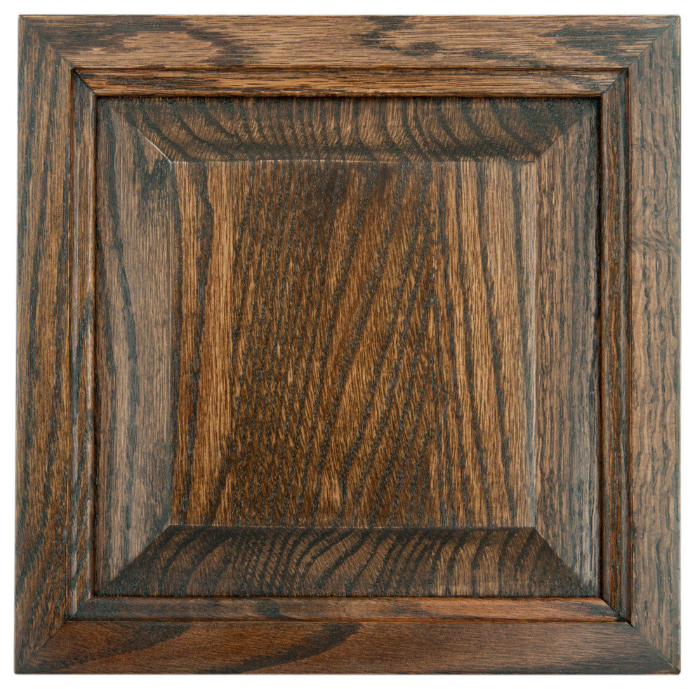 Eagle Furniture Oak Ridge 55" Corner Entertainment Console, Dark Oak