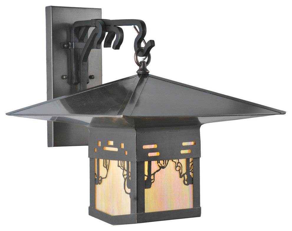 16W Seneca Victorian Web Hanging Wall Sconce