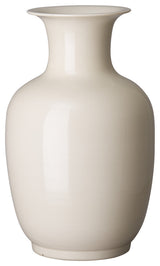 Lantern Vase , Crystal Oyster  9X 17"H