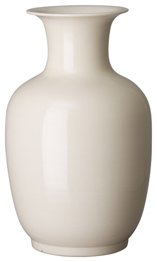 Lantern Vase , Crystal Oyster  9X 17"H