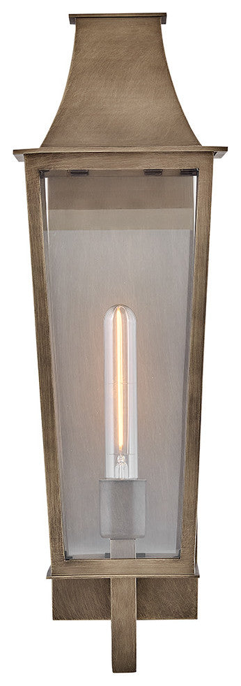 Hinkley Georgetown Large Wall Mount Lantern, Burnished Bronze