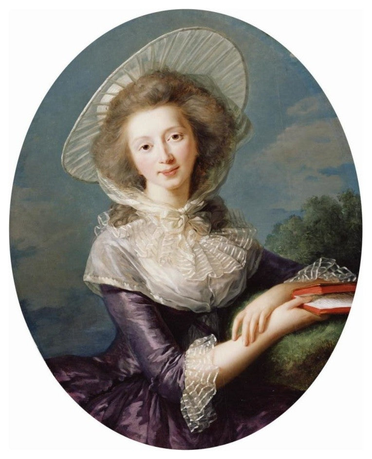 "The Vicomtesse de Vaudreuil" Paper Print by Elisabeth Vigï¿½e Le Brun, 18"x22"