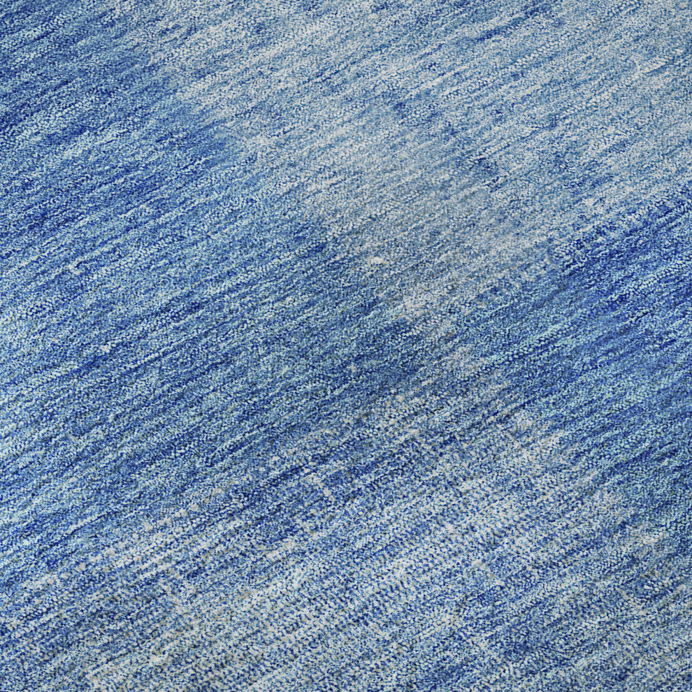 Premium Machine Washable Mayfield AMF664 Denim 2'3" x 7'6" Runner Rug