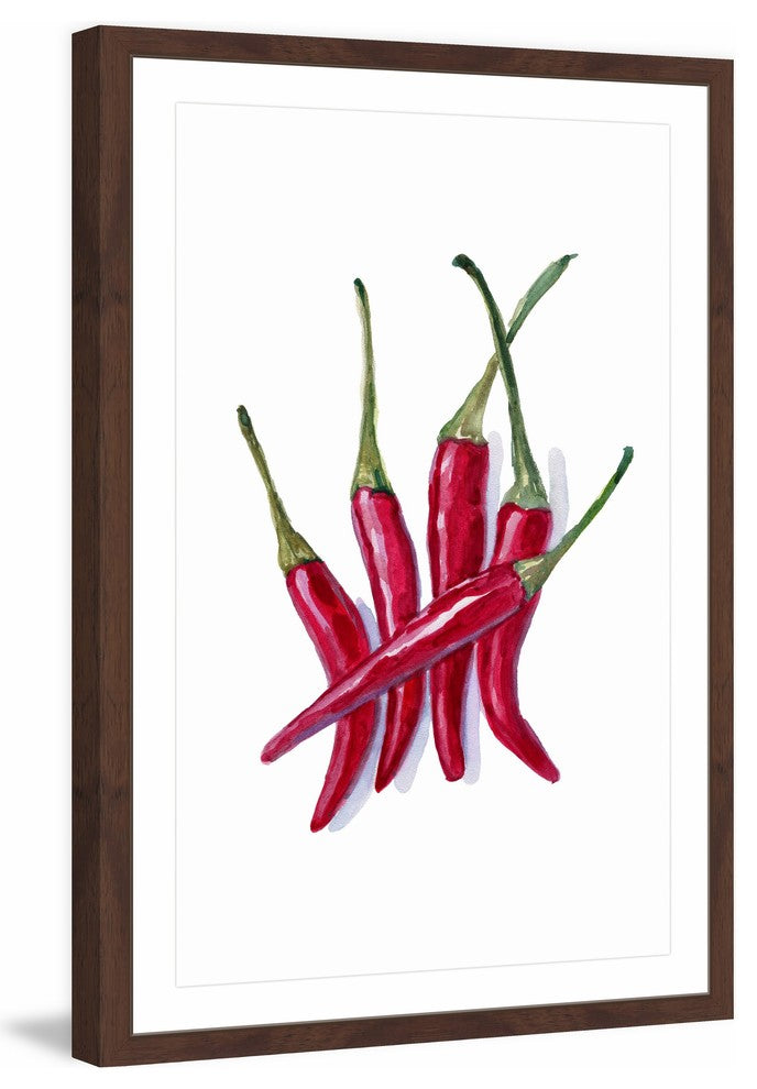 "Keeping It Spicy" Framed Painting Print, 20"x30"