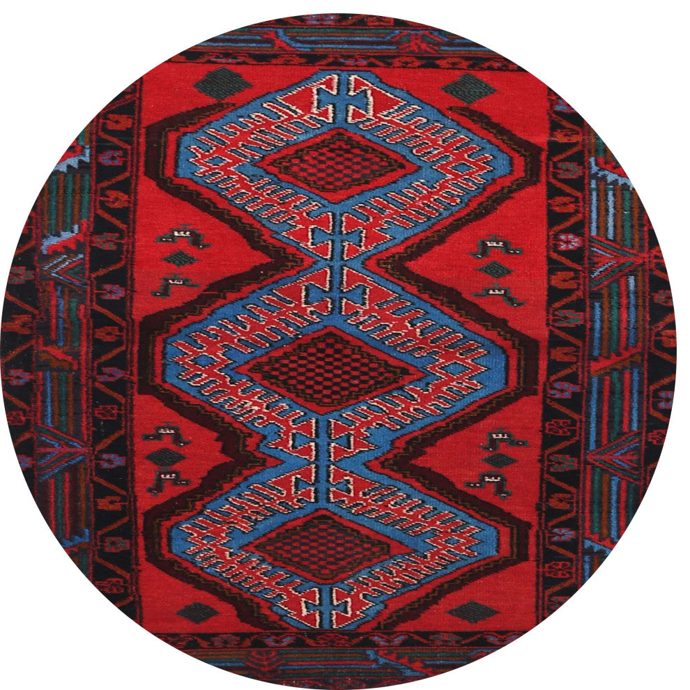 Ahgly Company Indoor Round Traditional Area Rugs, 4' Round
