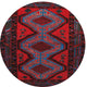 Ahgly Company Indoor Round Traditional Area Rugs, 4' Round