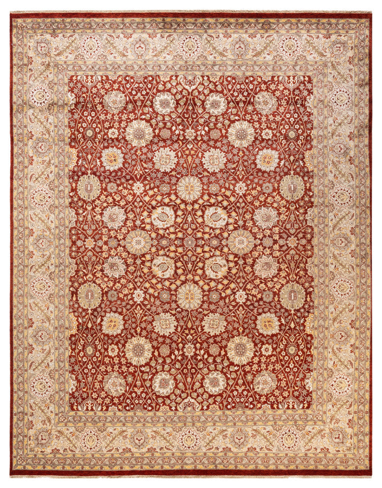 Mogul, One-of-a-Kind Hand-Knotted Area Rug Orange, 8'1"x10'3"