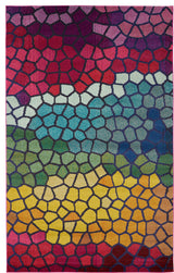 Rug Unique Loom Estrella Multi Rectangular 5' 0 x 8' 0