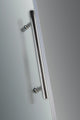 Aston Nautis Completely Frameless Hinged Shower Door, Chrome, 42"x72"